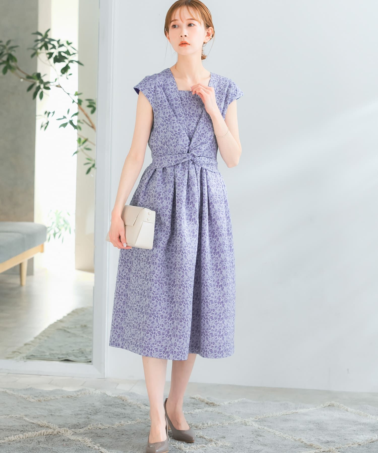 URBAN RESEARCH ROSSO「『別注』Chaco&times;ROSSO　ジャガード2WAYドレス」|ワンピース|