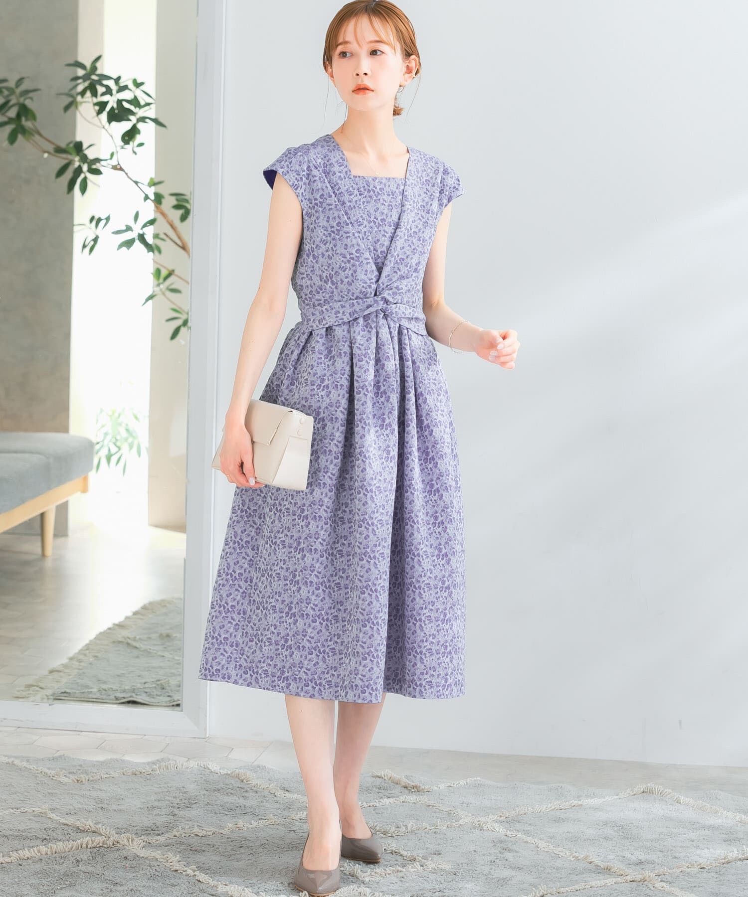 URBAN RESEARCH ROSSO「『別注』Chaco&times;ROSSO　ジャガード2WAYドレス」|ワンピース|