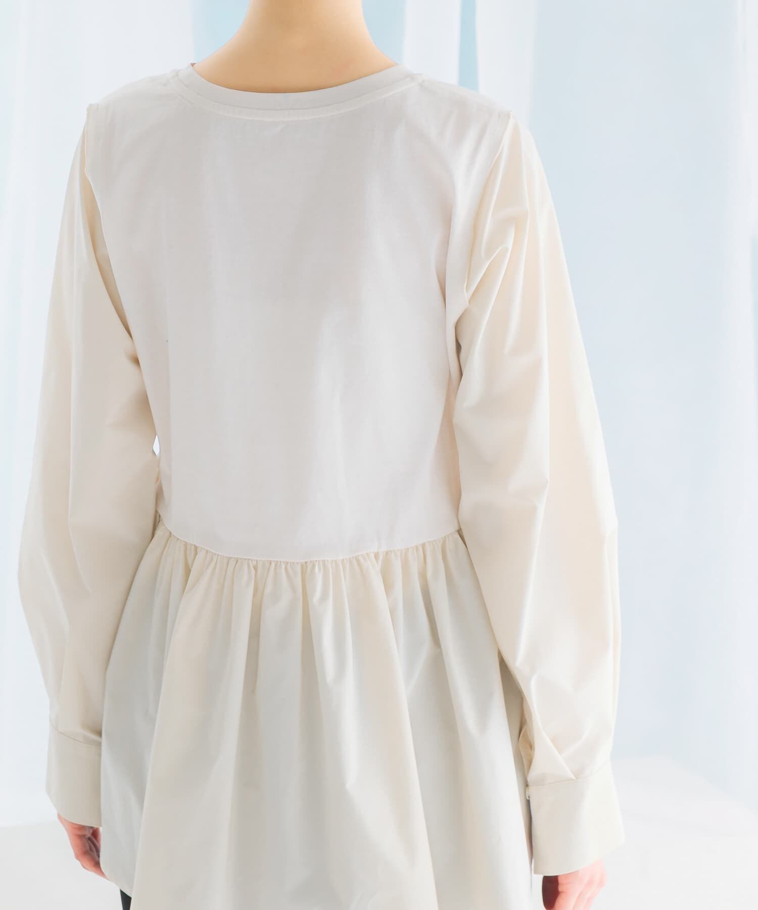 URBAN RESEARCH ROSSO「ペプラムドッキングプルオーバー」|Tシャツ・カットソー|