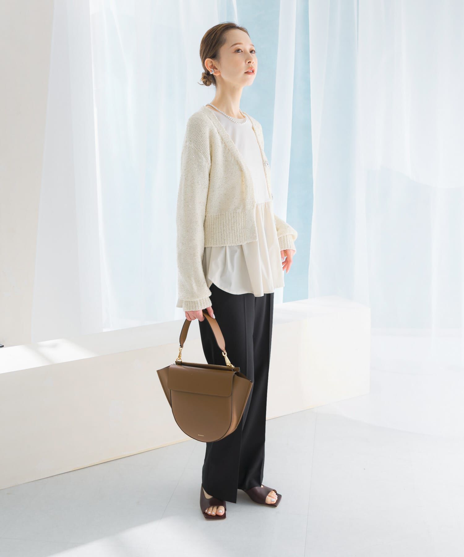 URBAN RESEARCH ROSSO「ペプラムドッキングプルオーバー」|Tシャツ・カットソー|