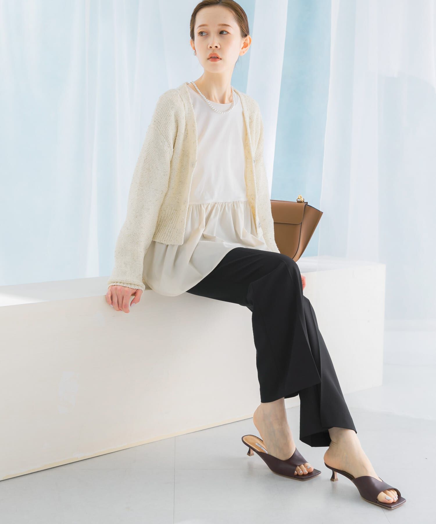 URBAN RESEARCH ROSSO「ペプラムドッキングプルオーバー」|Tシャツ・カットソー|