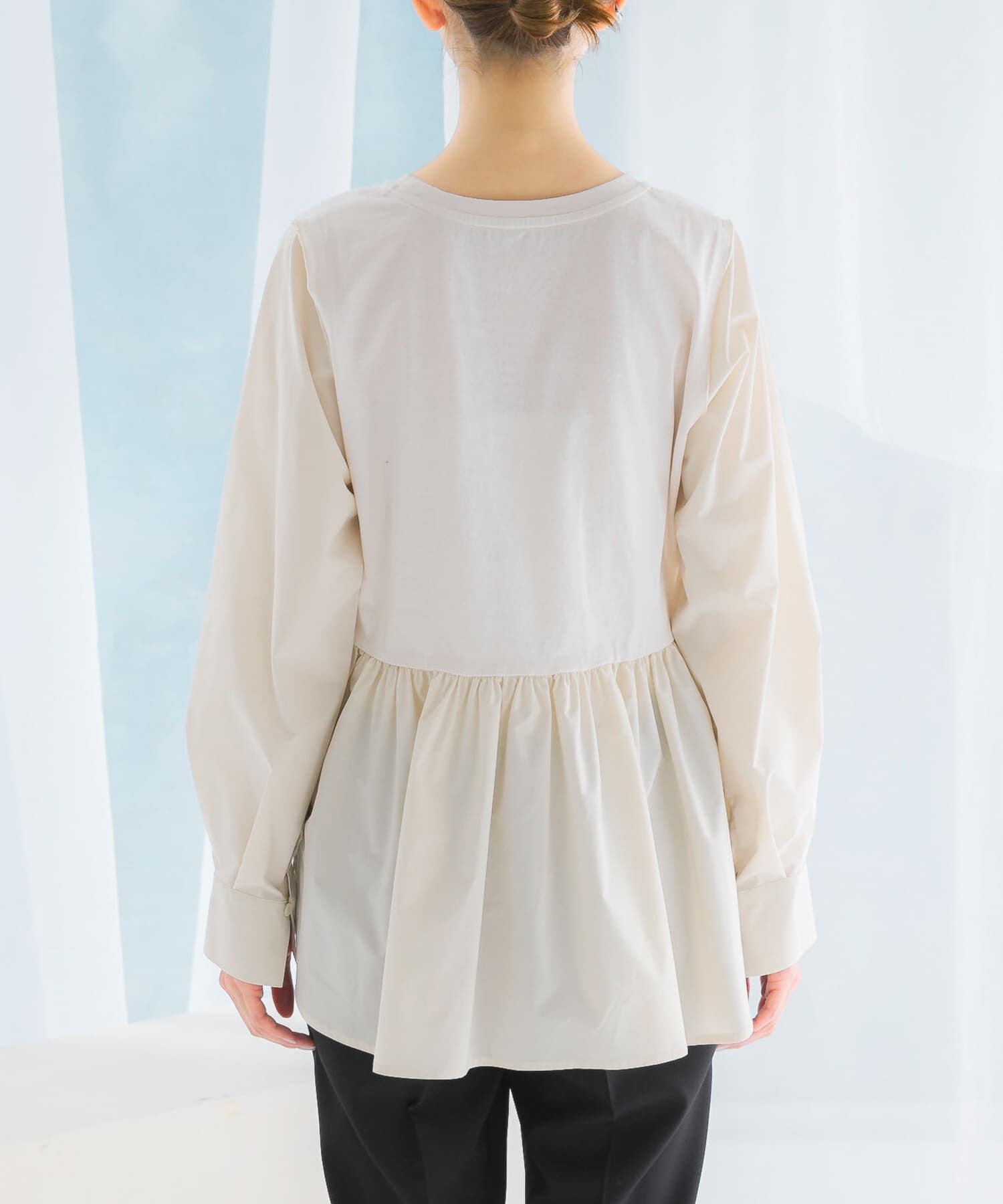 URBAN RESEARCH ROSSO「ペプラムドッキングプルオーバー」|Tシャツ・カットソー|