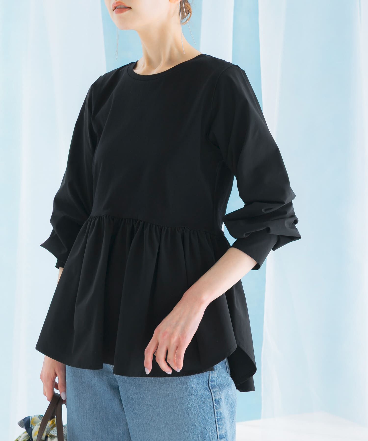 URBAN RESEARCH ROSSO「ペプラムドッキングプルオーバー」|Tシャツ・カットソー|