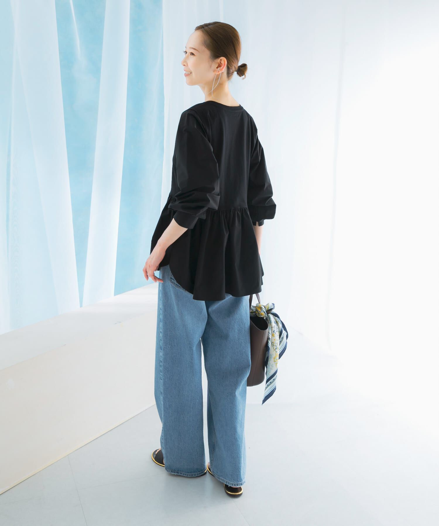 URBAN RESEARCH ROSSO「ペプラムドッキングプルオーバー」|Tシャツ・カットソー|