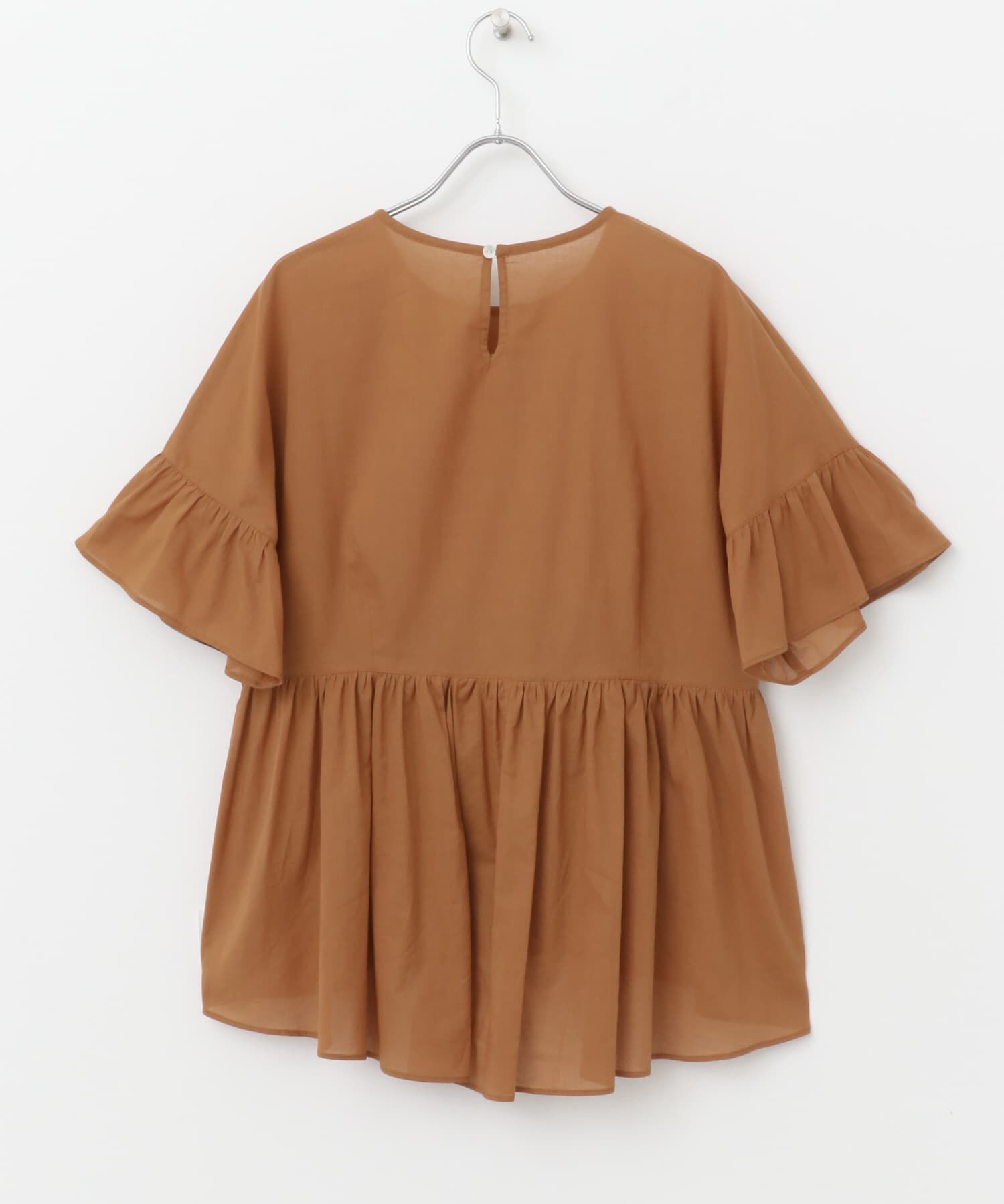 URBAN RESEARCH ROSSO「F by ROSSO　コットンボイル切替ギャザーブラウス」|シャツ・ブラウス|