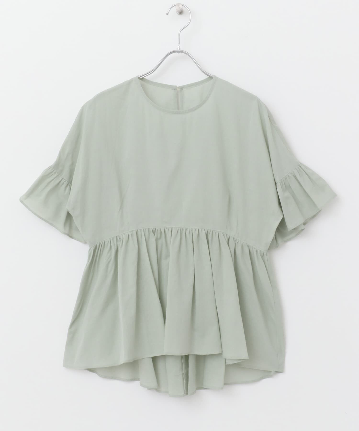 URBAN RESEARCH ROSSO「F by ROSSO　コットンボイル切替ギャザーブラウス」|シャツ・ブラウス|