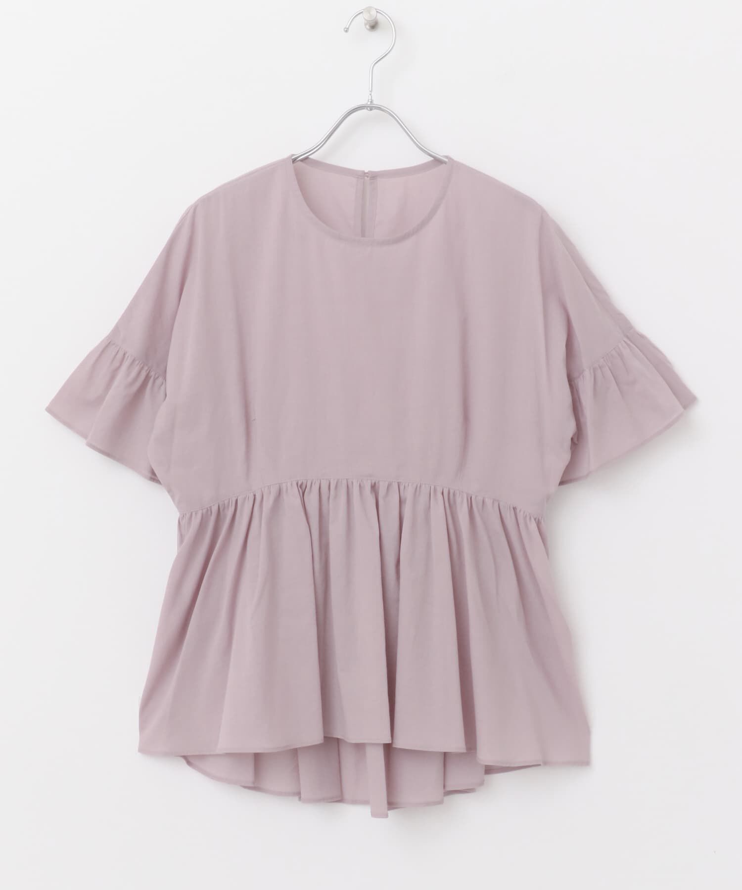 URBAN RESEARCH ROSSO「F by ROSSO　コットンボイル切替ギャザーブラウス」|シャツ・ブラウス|