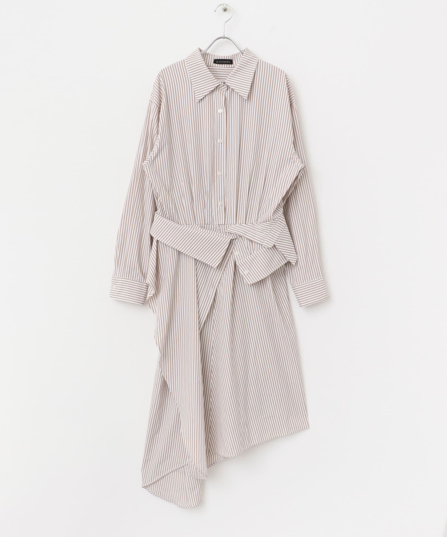 URBAN RESEARCH ROSSO「blackmerci　TWO SHIRTS DRESS LONG」|ワンピース|