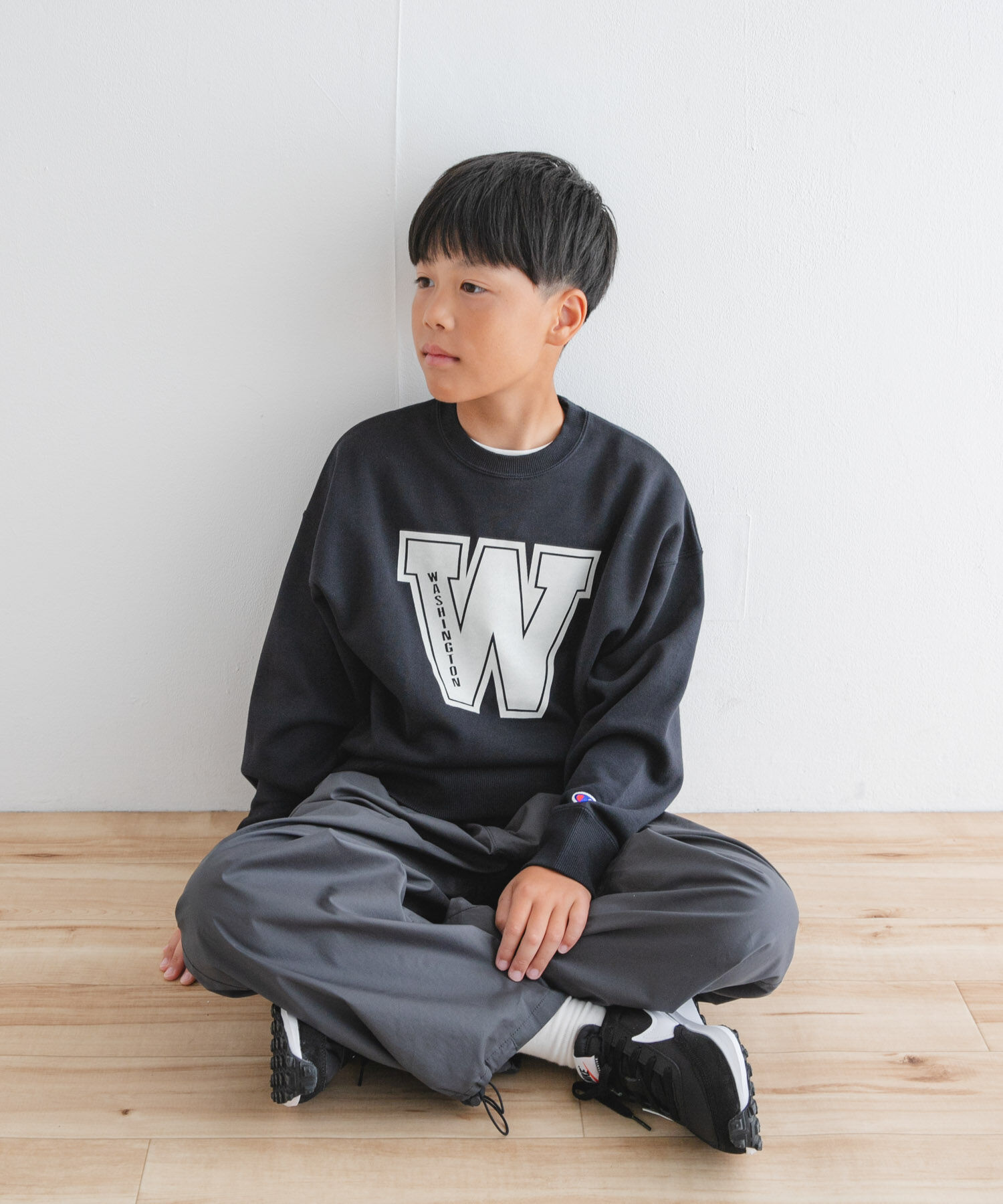 URBAN RESEARCH DOORS「『WEB/一部店舗限定』『別注』Champion&times;DOORS　ロゴスウェット(KIDS)」|その他|