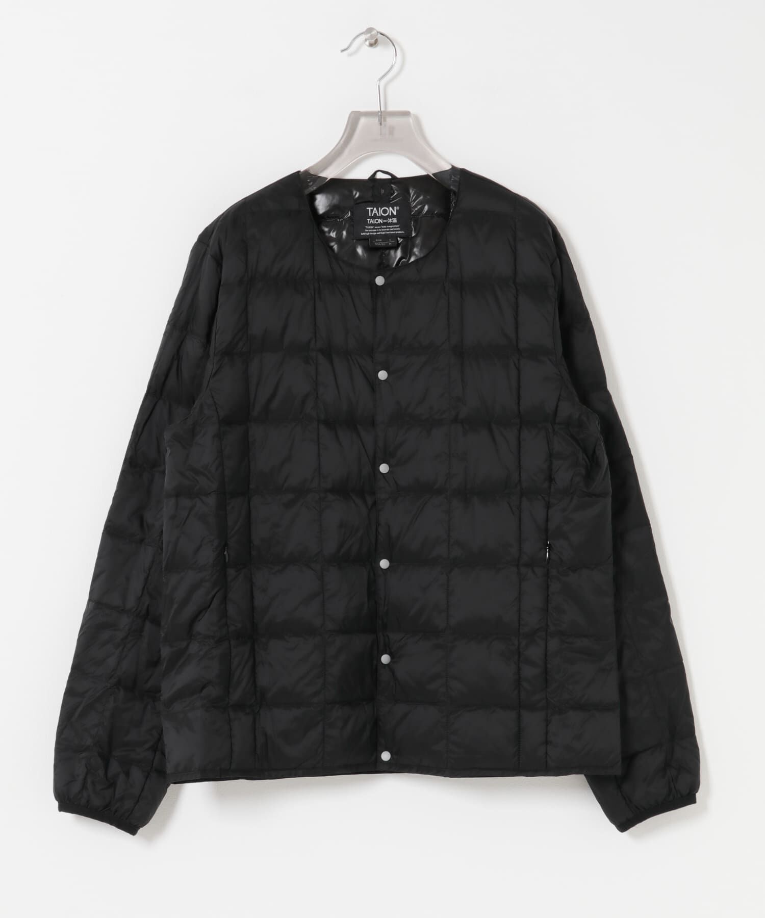 URBAN RESEARCH「『WEB限定』インナーダウン付スタンドカラーロングコート」|ノーカラーコート|