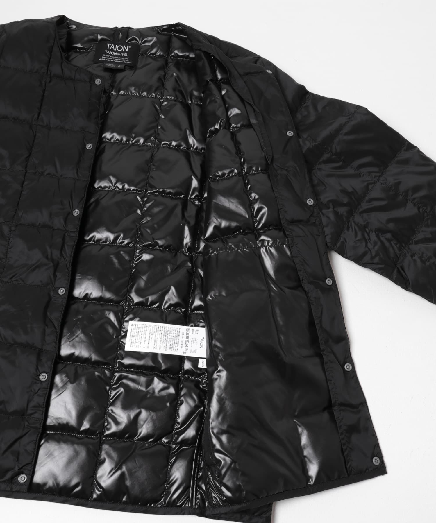 URBAN RESEARCH「『WEB限定』インナーダウン付スタンドカラーロングコート」|ノーカラーコート|