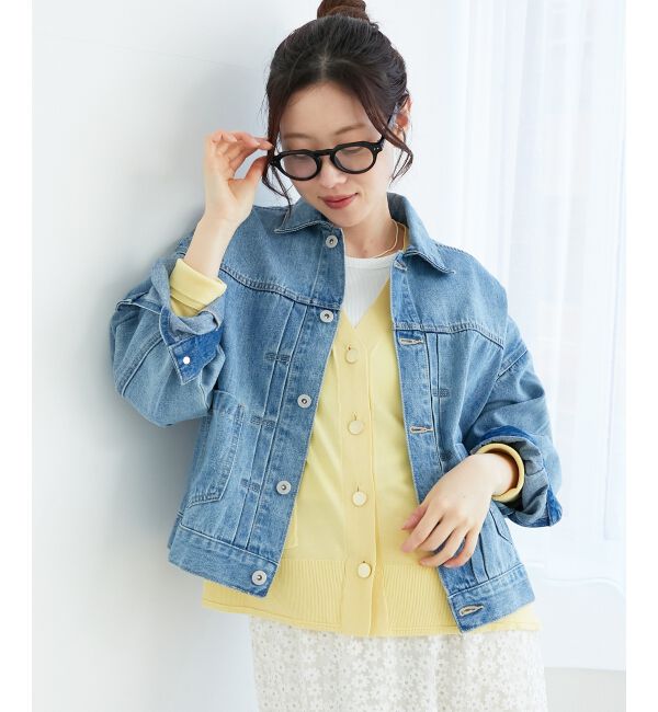  「《手洗い可能》ハイゲージVネックカーディガン」|カーディガン|