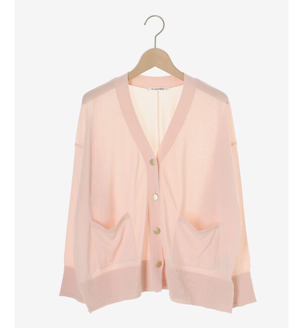  「《手洗い可能》ハイゲージVネックカーディガン」|カーディガン|