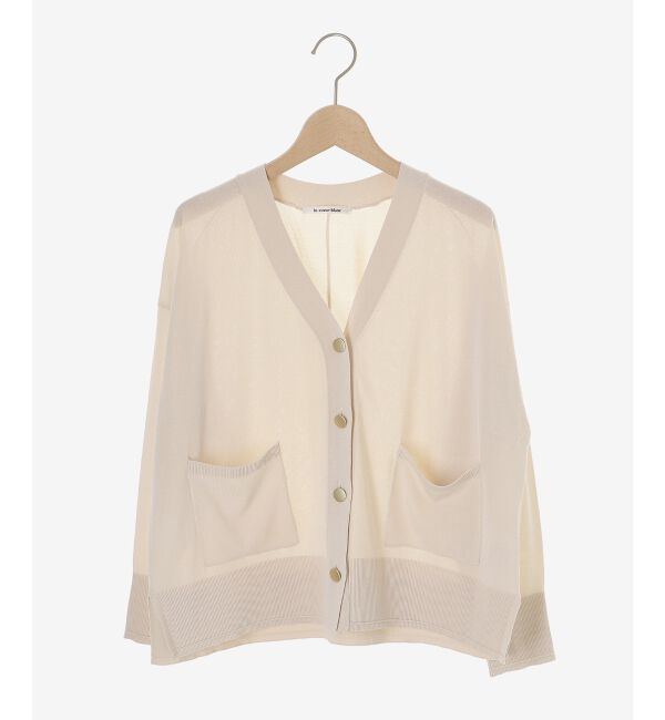 「《手洗い可能》ハイゲージVネックカーディガン」|カーディガン|