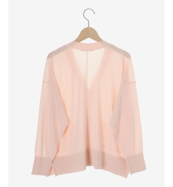  「《手洗い可能》ハイゲージVネックカーディガン」|カーディガン|