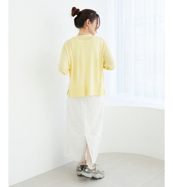  「《手洗い可能》ハイゲージVネックカーディガン」|カーディガン|