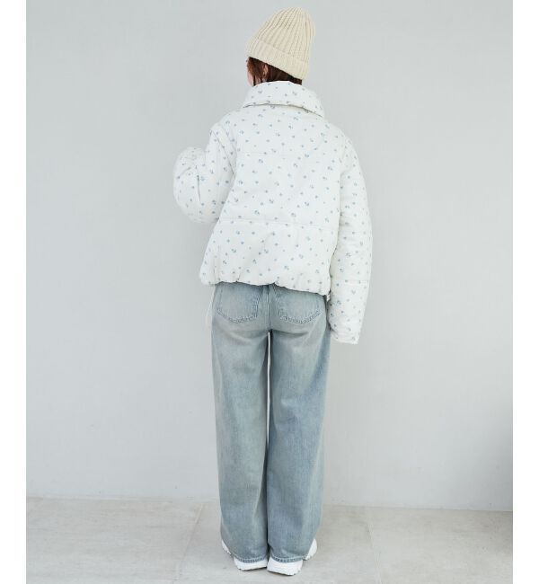 MAJESTICLEGON「リボンマフラーセット中綿ブルゾン」|ブルゾン・スタジャン|