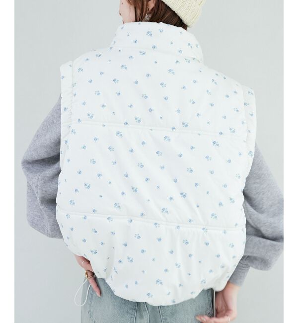 MAJESTICLEGON「リボンマフラーセット中綿ブルゾン」|ブルゾン・スタジャン|