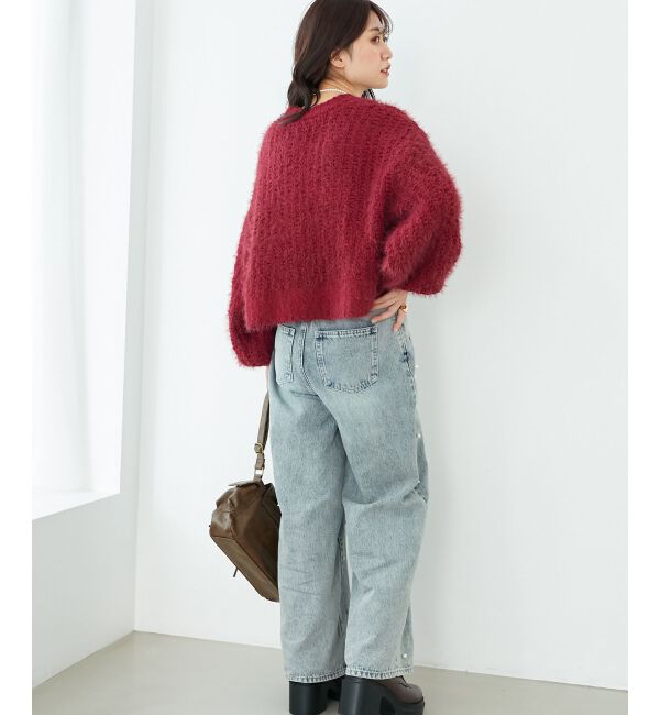 MAJESTICLEGON「ふわふわケーブルニット」|ニット・セーター|