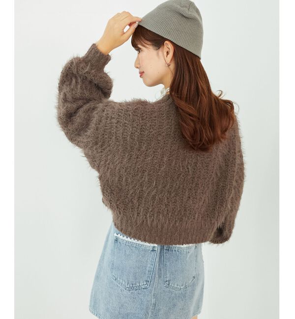 MAJESTICLEGON「ふわふわケーブルニット」|ニット・セーター|