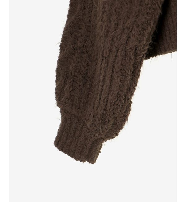 MAJESTICLEGON「ふわふわケーブルニット」|ニット・セーター|