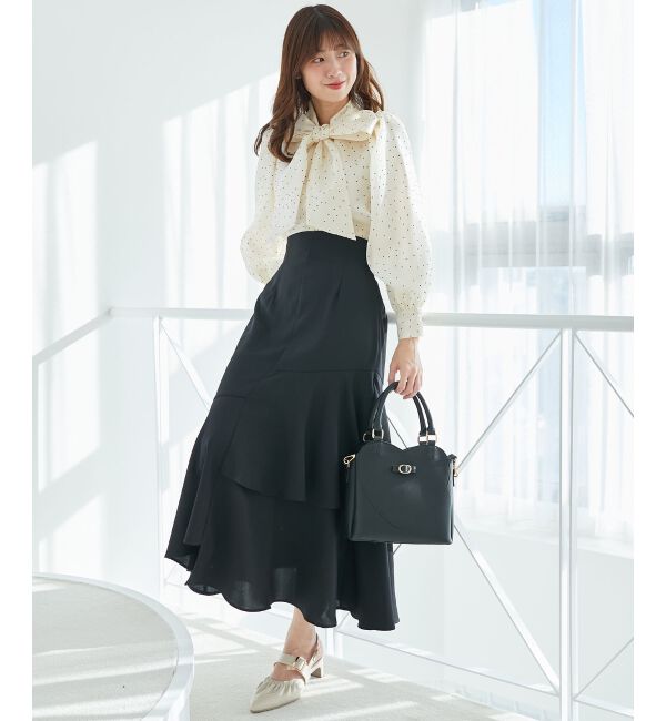 MAJESTICLEGON「ランダムティアードスカート」|スカート|