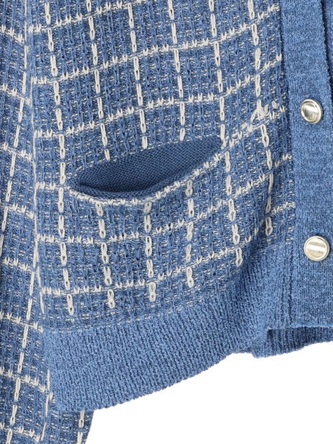 earth music&ecology「ニットツイードカーディガン」|カーディガン|