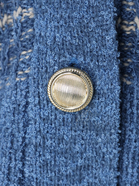 earth music&ecology「ニットツイードカーディガン」|カーディガン|