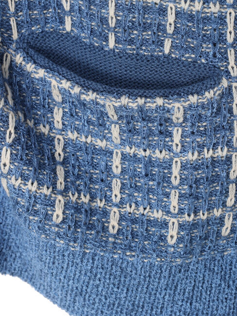 earth music&ecology「ニットツイードカーディガン」|カーディガン|