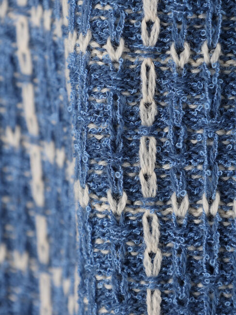 earth music&ecology「ニットツイードカーディガン」|カーディガン|