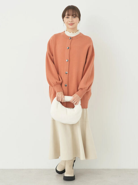 earth music&ecology「やわらかタッチミドル丈カーディガン」|カーディガン|