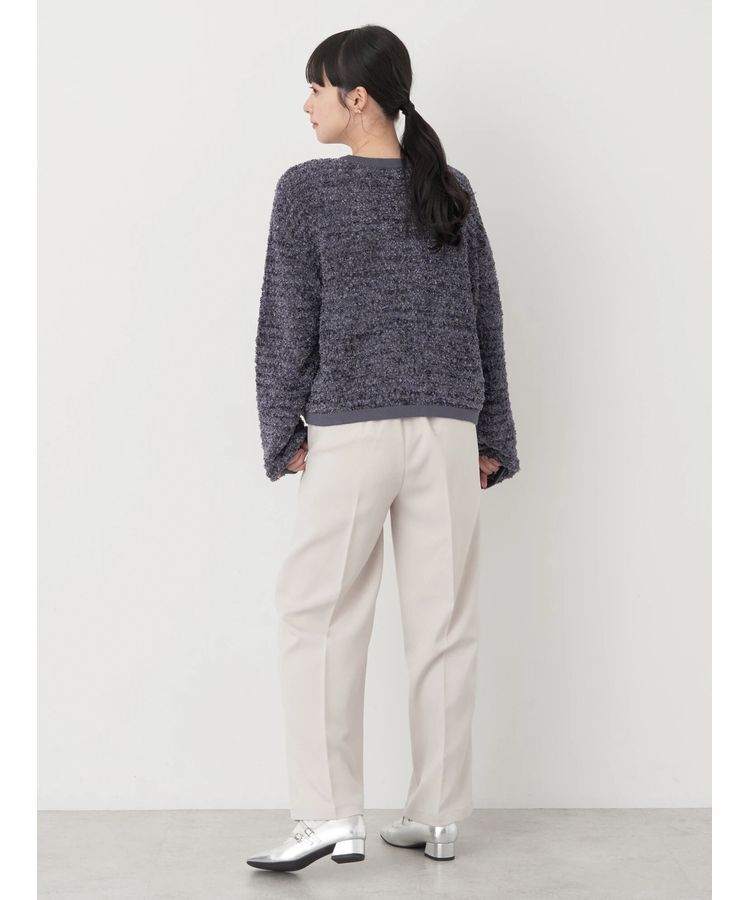 earth music&ecology「ファンシーツイードカーディガン」|カーディガン|