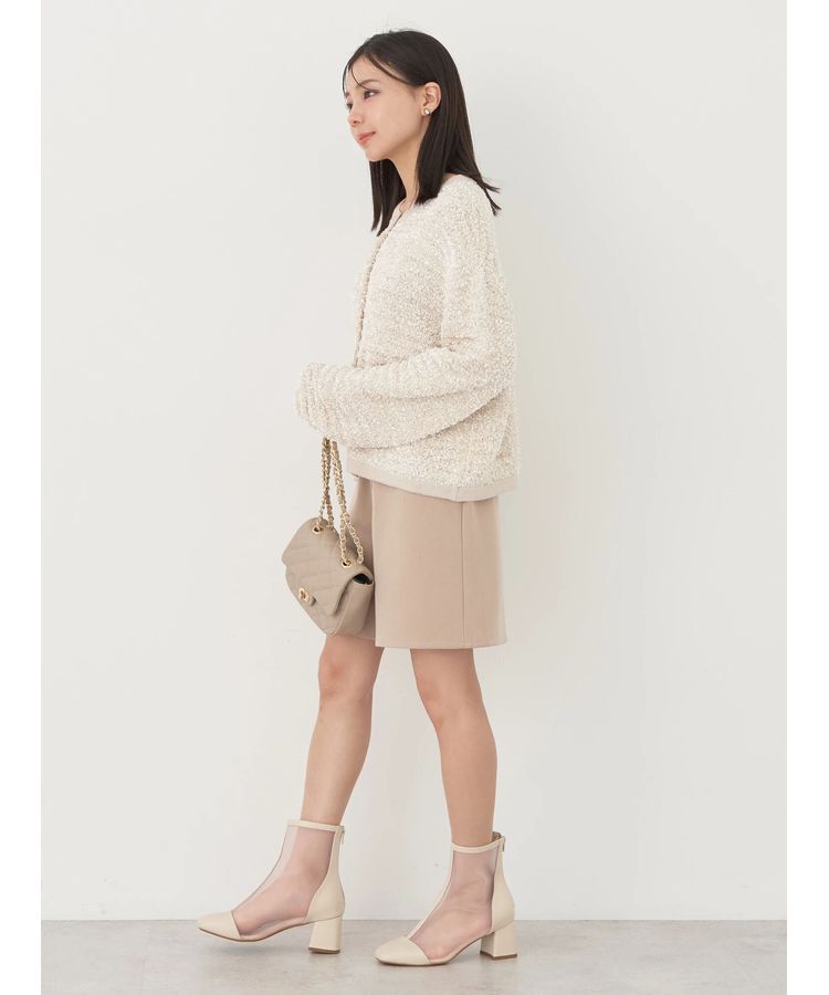 earth music&ecology「ファンシーツイードカーディガン」|カーディガン|