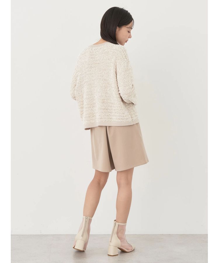 earth music&ecology「ファンシーツイードカーディガン」|カーディガン|