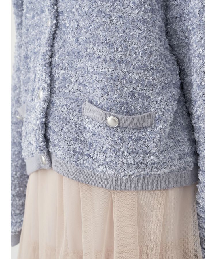 earth music&ecology「ファンシーツイードカーディガン」|カーディガン|