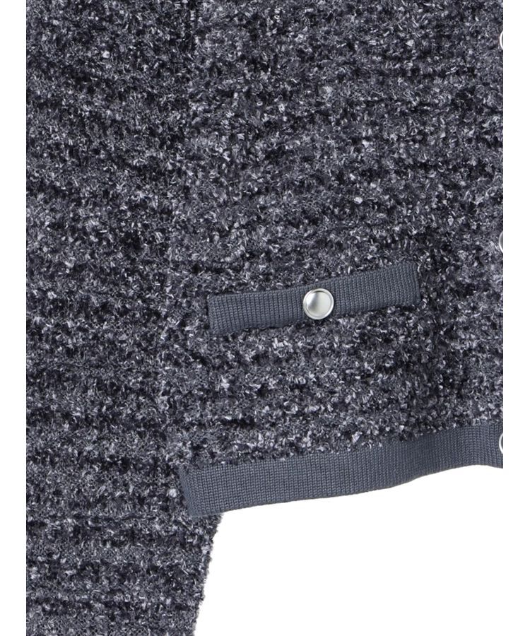 earth music&ecology「ファンシーツイードカーディガン」|カーディガン|