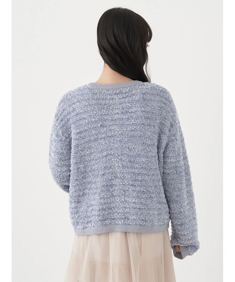 earth music&ecology「ファンシーツイードカーディガン」|カーディガン|