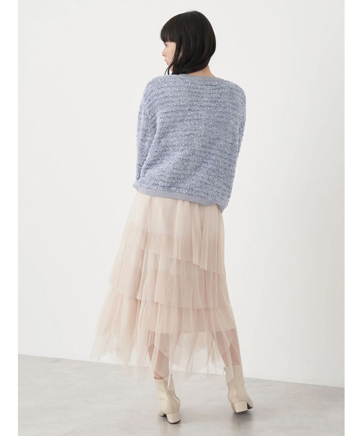 earth music&ecology「ファンシーツイードカーディガン」|カーディガン|