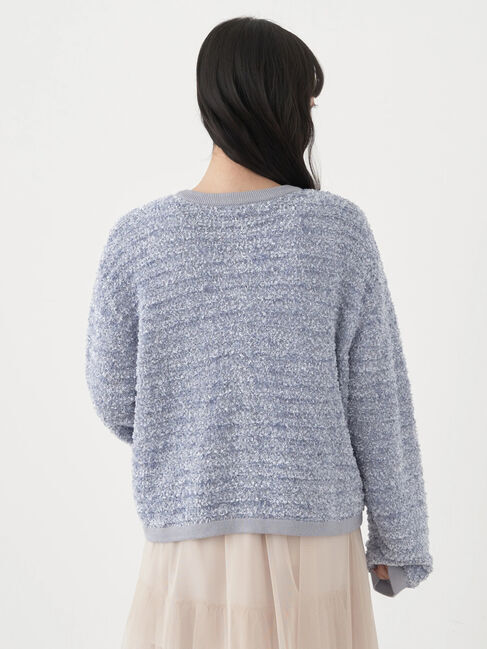 earth music&ecology「ファンシーツイードカーディガン」|カーディガン|