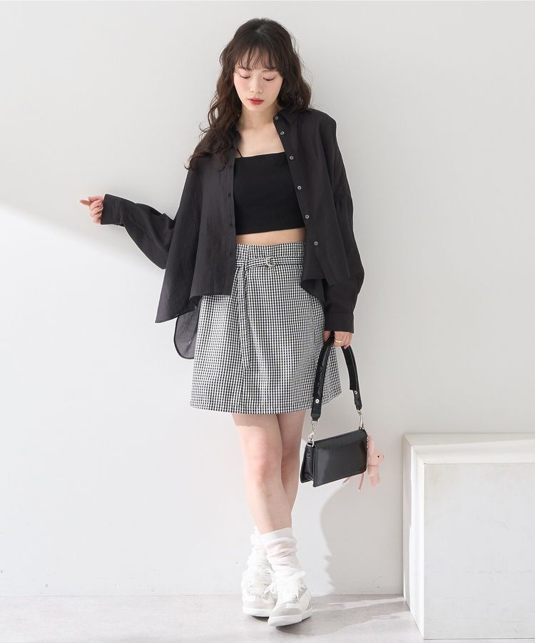 earth music&ecology「ワイドシルエットシアーシャツ」|シャツ・ブラウス|