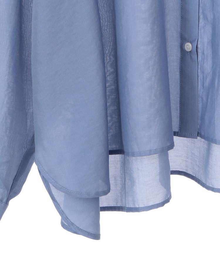 earth music&ecology「ワイドシルエットシアーシャツ」|シャツ・ブラウス|