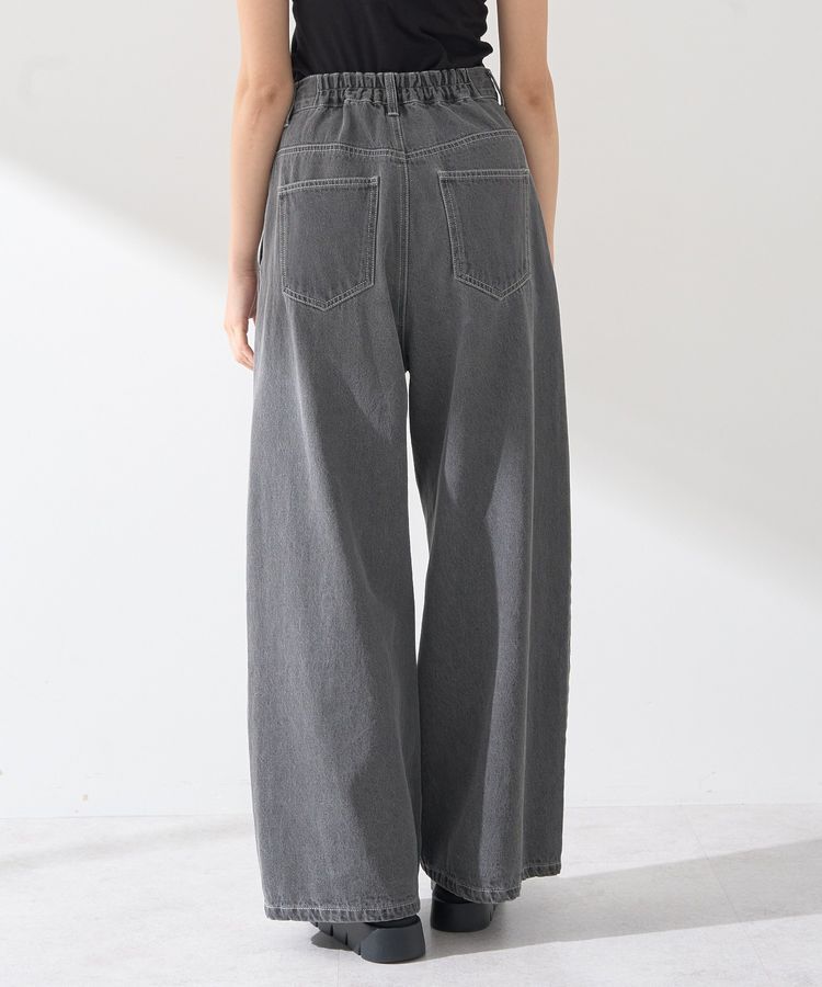 earth music&ecology「ワンポイントロゴ刺繍デニムパンツ」|デニム|