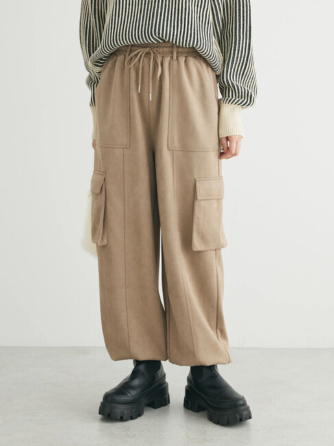 Green Parks「・SUGAR　SPOON　スエードポンチカーゴパンツ」|その他|Beige