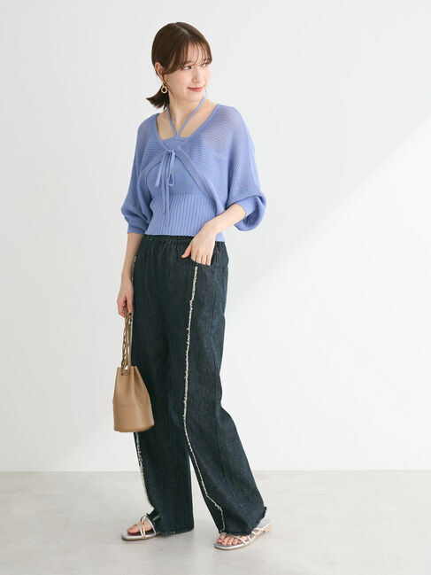 Green Parks「・swing　by　SET2点ニットボレロ&ニットキャミ」|カーディガン|