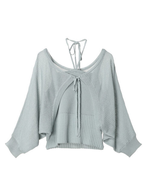 Green Parks「・swing　by　SET2点ニットボレロ&ニットキャミ」|カーディガン|