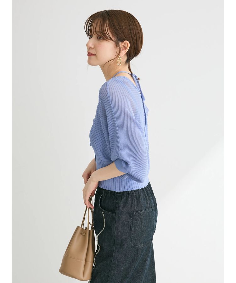 Green Parks「・swing　by　SET2点ニットボレロ&ニットキャミ」|カーディガン|