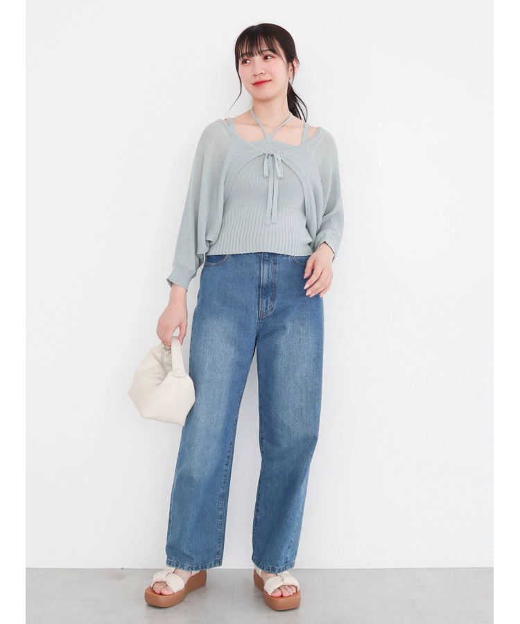 Green Parks「・swing　by　SET2点ニットボレロ&ニットキャミ」|カーディガン|