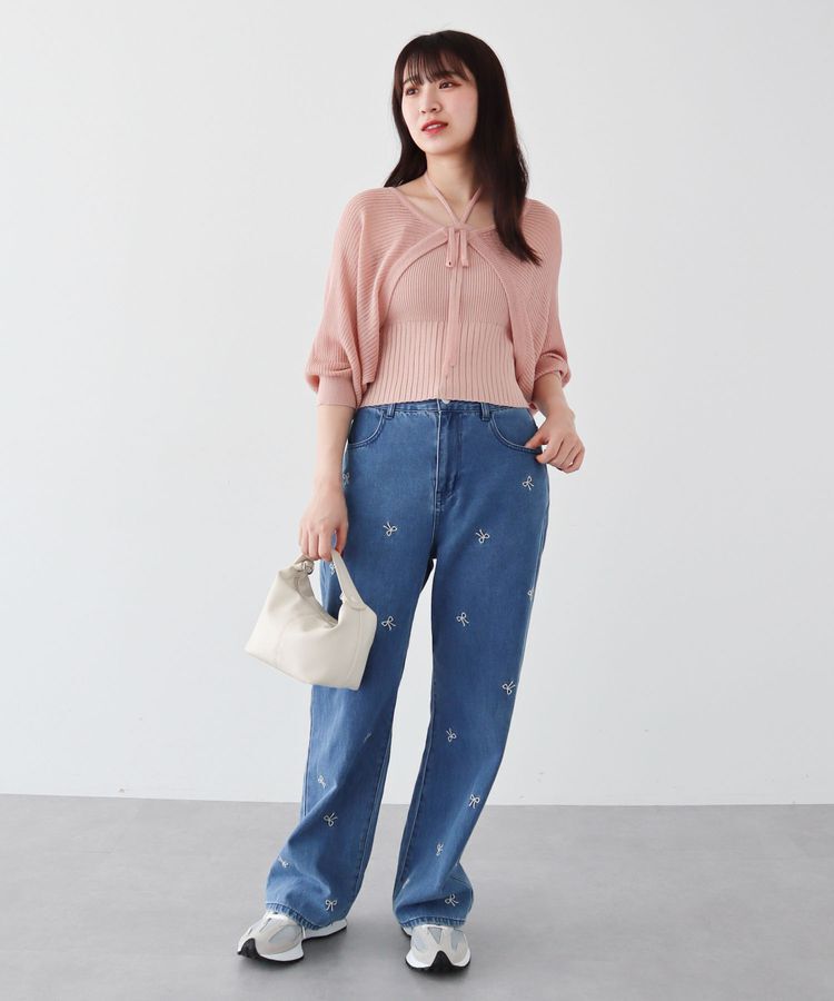 Green Parks「・swing　by　SET2点ニットボレロ&ニットキャミ」|カーディガン|