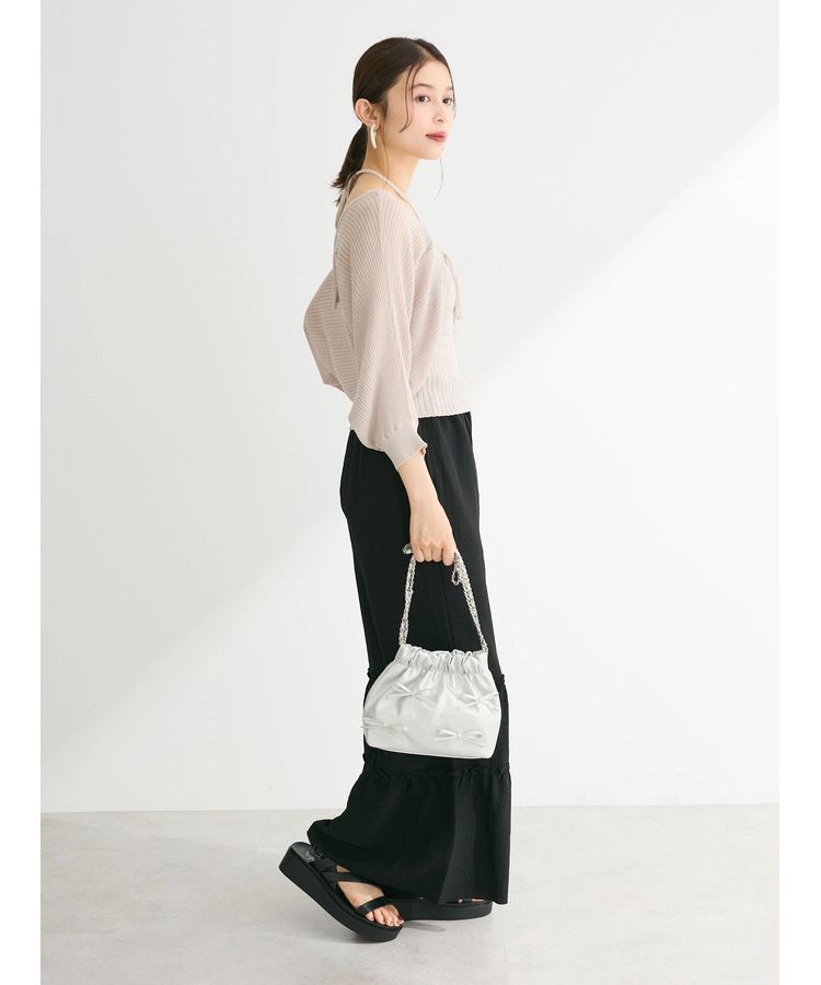 Green Parks「・swing　by　SET2点ニットボレロ&ニットキャミ」|カーディガン|