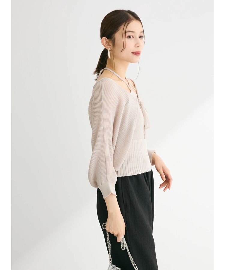 Green Parks「・swing　by　SET2点ニットボレロ&ニットキャミ」|カーディガン|